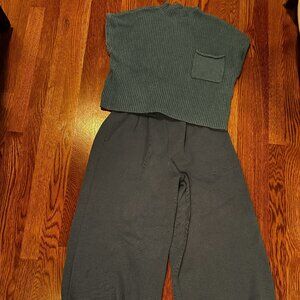 Free People Freya Set – Peacock Blue (Gently Worn, Excellent Condition)